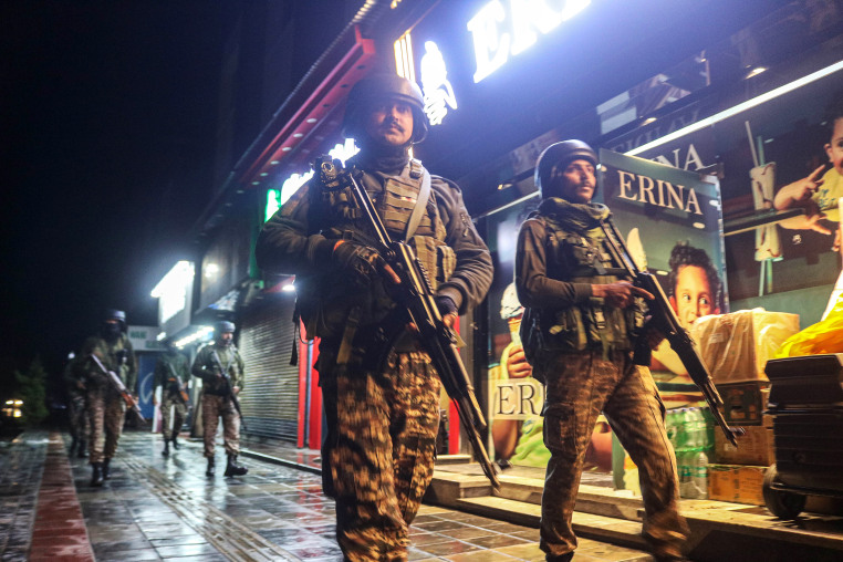 Blackout In Kashmir Amid Rising India-Pakistan Tensions Indian paramilitary soldiers on patrol 