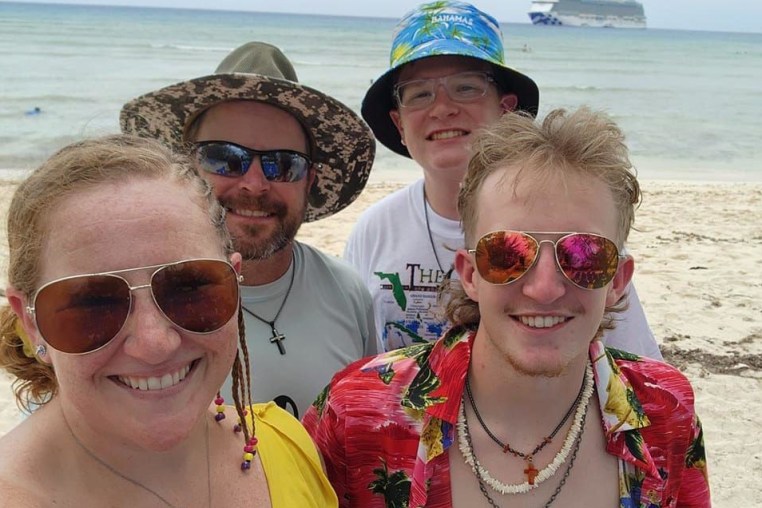Jeremy and Bailey Koch with their sons Hudson and Asher.