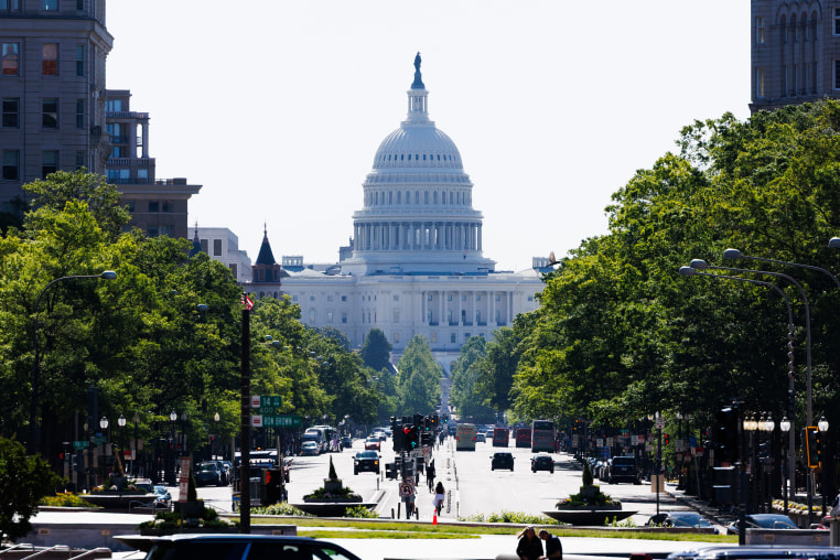 A view of the Capitol