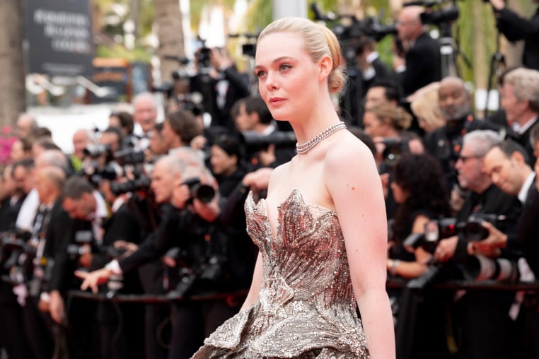 "Jeanne du Barry" Screening & Opening Ceremony Red Carpet - The 76th Annual Cannes Film Festival Elle Fanning 2023