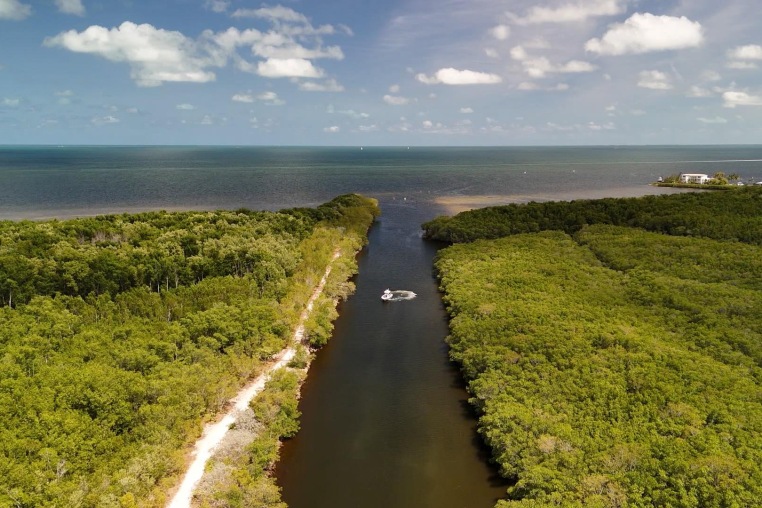 Police say Chinese migrants have landed at Snapper Creek Canal in the past.