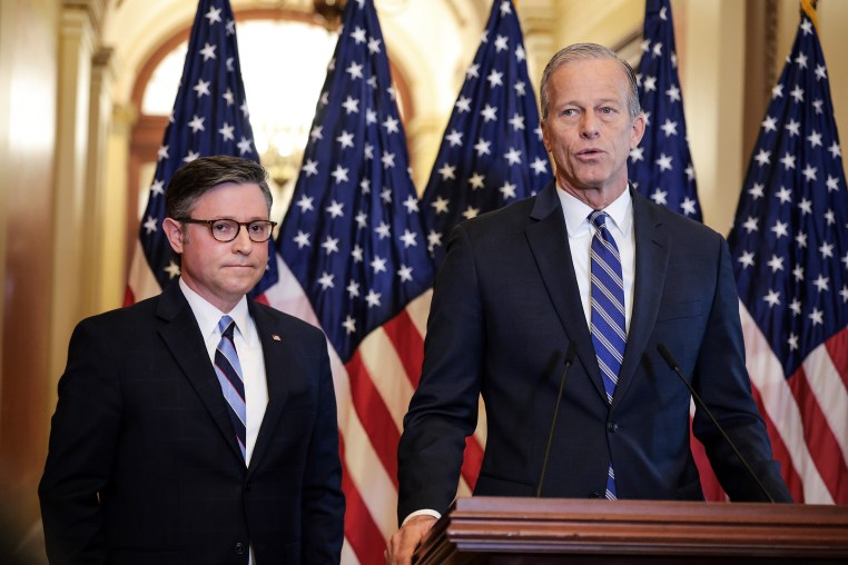 Speaker Johnson and Senate Leader Thune Speak On Delivering President Trumps Agenda