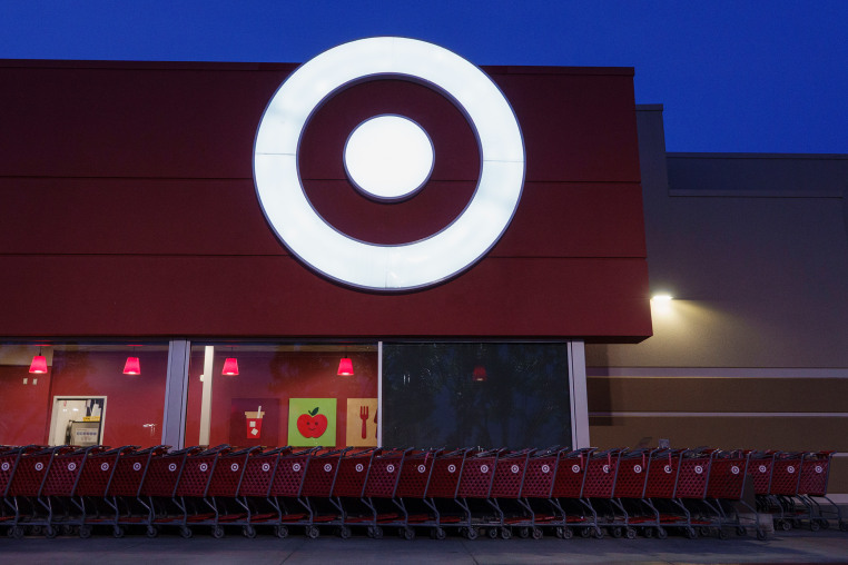 Target store at night in San Diego