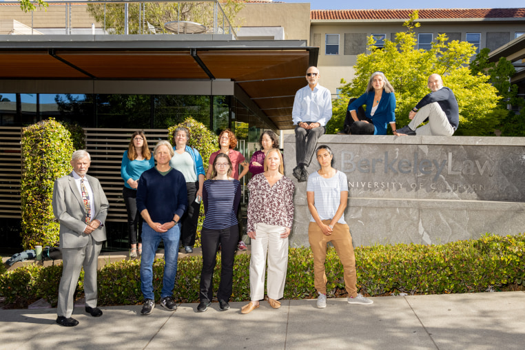 Front row:  Robert Hirst, Dacher Keltner, Nell Green Nylen, Betsy Popken, Jedda Foreman. Second row: Emma Pierson, Christine Philliou, Ari Krakowski, Rena Dorph. Sitting: Ken Alex, Claudia Polsky and John Hartwig.
