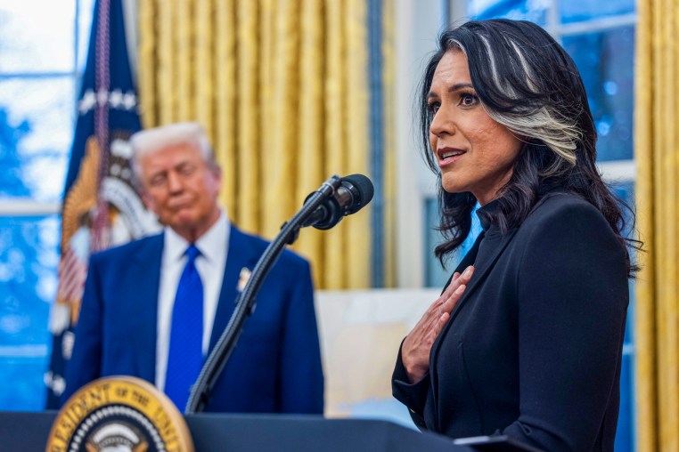 President Trump Swears-In Tulsi Gabbard.