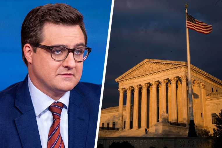 Chris Hayes; The U.S. Supreme Court.