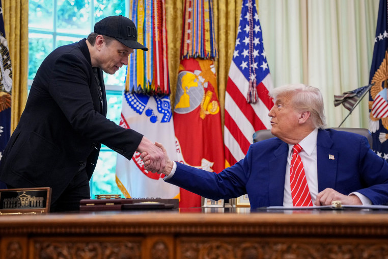 Elon Musk and Donald Trump.