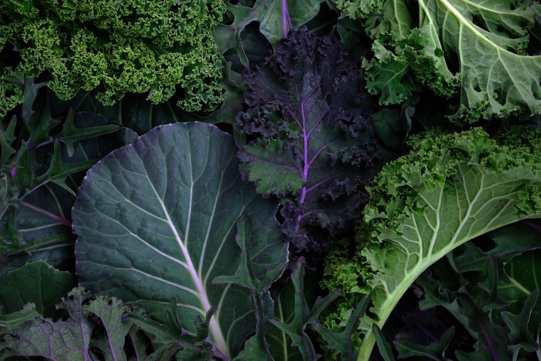 Leafy green vegetables