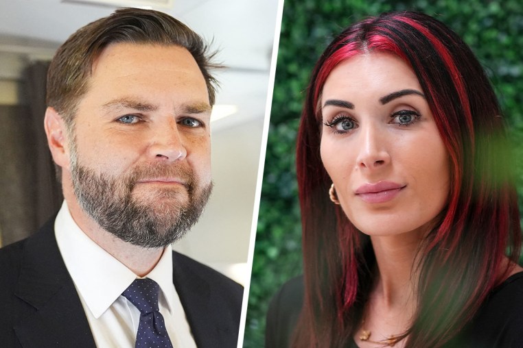 Vice President J.D. Vance and Laura Loomer.