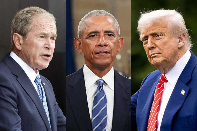President George W. Bush, President Barack Obama, President Donald Trump