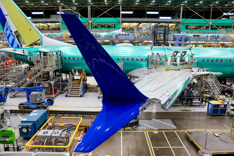 A Boeing 737 MAX aircraft.