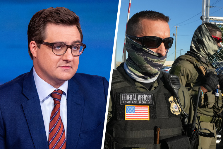 Chris Hayes on ICE as a secret police force.