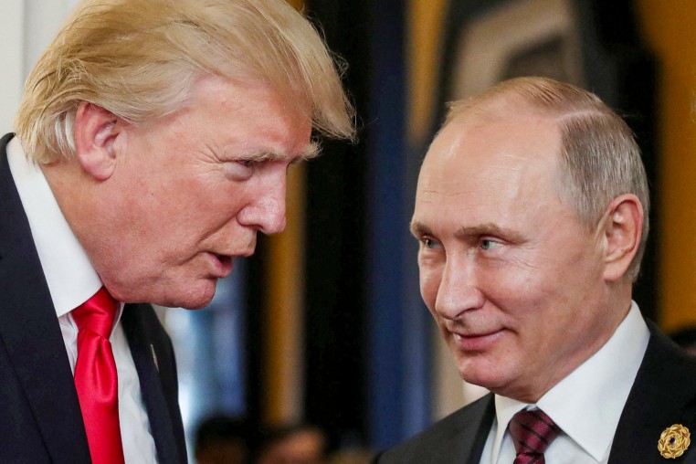 Donald Trump and Vladimir Putin.