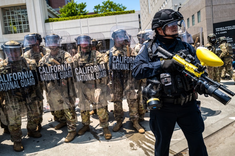 Image: Protests Erupt In L.A. County, Sparked By Federal Immigration Raids