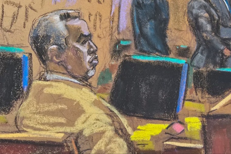 Sean "Diddy" Combs' sex trafficking trial in New York on June 12, 2025.