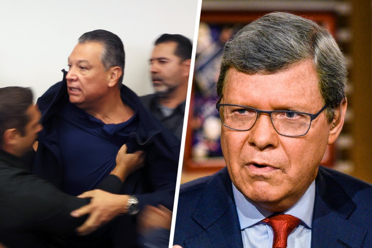 A side by side of Alex Padilla and Charlie Sykes.