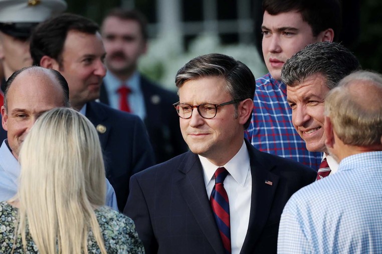 House Speaker Mike Johnson at the Congressional Picnic