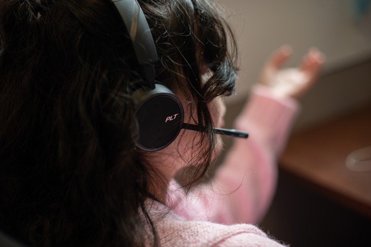Harris Center for Mental Health in Houston suicide prevention hotline phone operator
