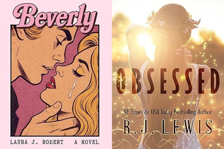 Side by side of Beverly by Laura J. Robert and Obsessed R.J. Lewis.
