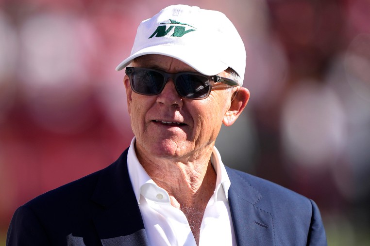 Woody Johnson. smiling