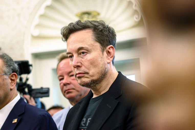 Elon Musk in the Oval Office.