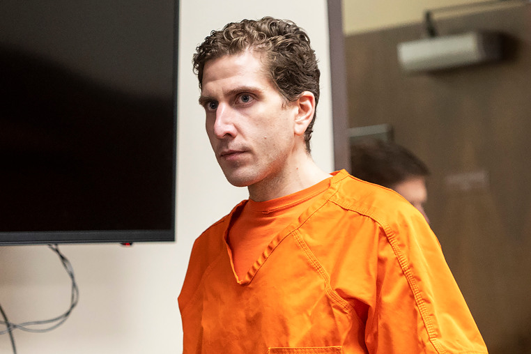 Bryan Kohberger enters the courtroom for his arraignment hearing in Latah County District Court, Monday, May 22, 2023, in Moscow, Idaho.