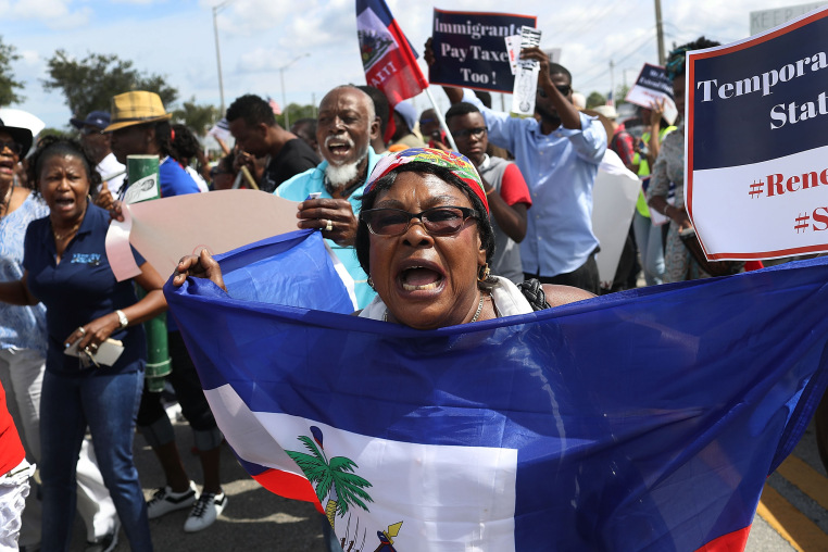 Immigration Activists Hold Rally Urging DHS To Renew Temporary Protected Status For Haitian Immigrants