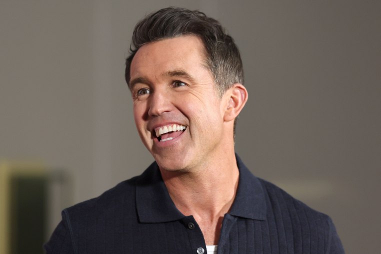 Rob McElhenney smiles.