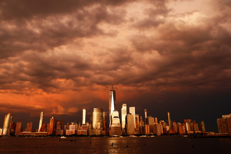 Sunset in New York City