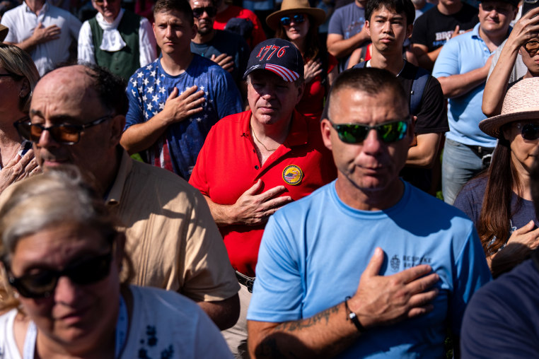 Naturalization Ceremony Held At Mount Vernon Estate