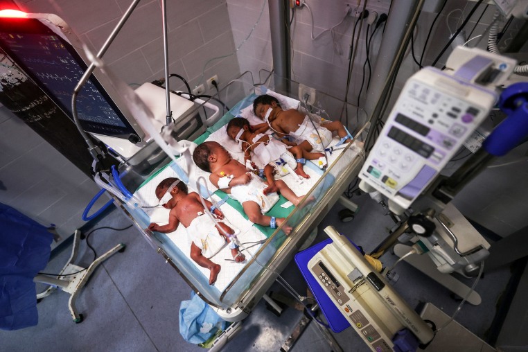 Premature babies struggle for life in Gaza under Israeli attacks