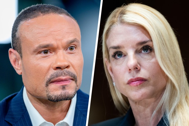 Pam Bondi and Dan Bongino.