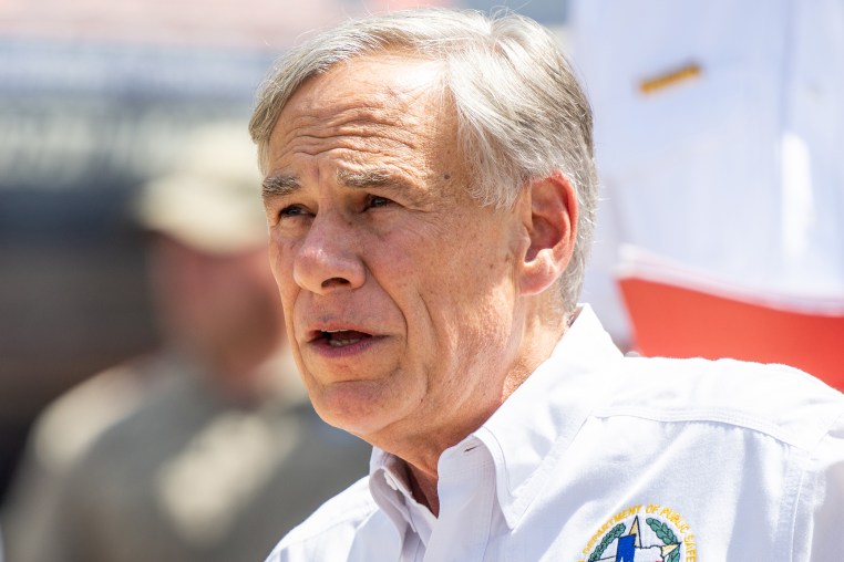 Gov. Greg Abbott speaks at a news conference