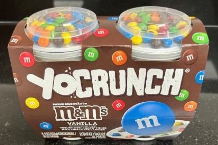 Recalled YoCrunch yogurt.