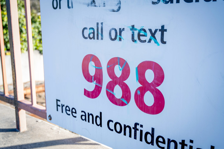 Helpline Signage.