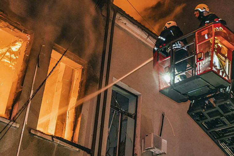 Russia pounds Ukraine with missiles