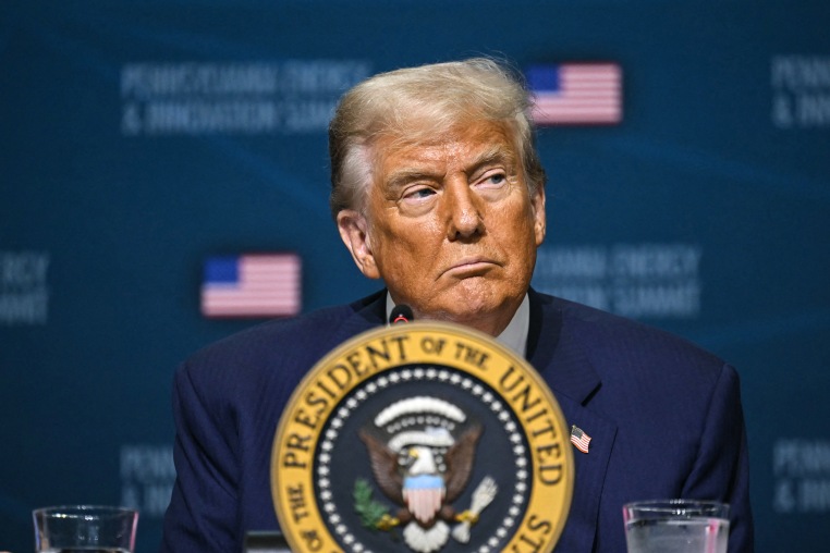 Image: President Donald Trump attends the inaugural Pennsylvania Energy and Innovation Summit 