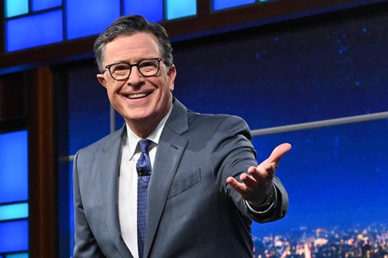 Stephen Colbert hosts "Late Show"