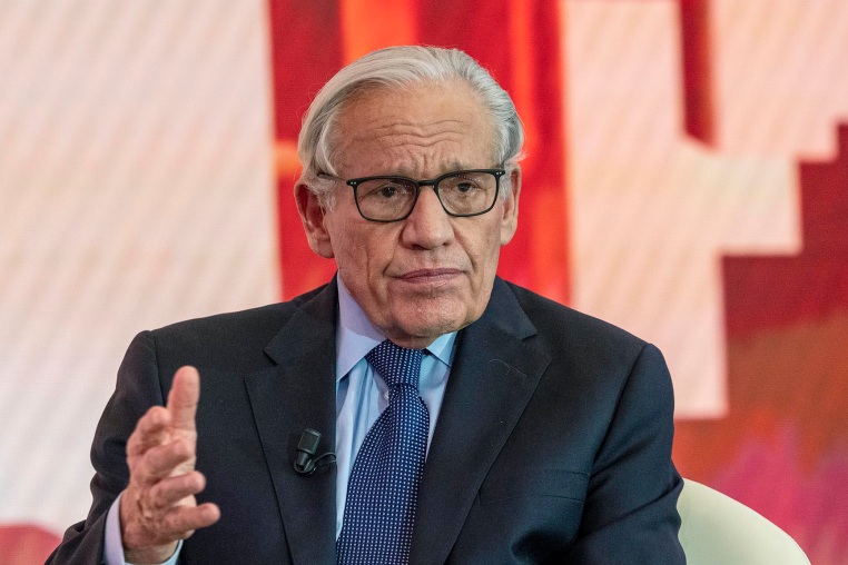 Journalist Bob Woodward at a conference in 2022 in Portugal. 