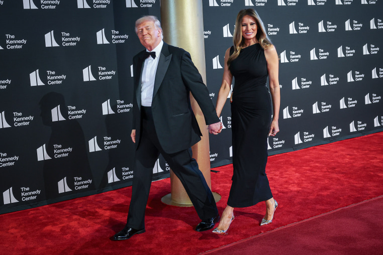 Donald Trump and Melania Trump.