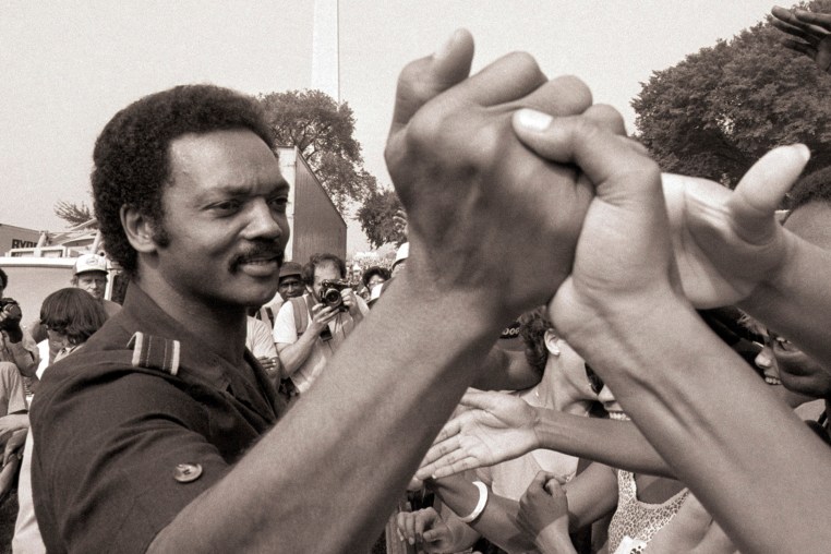 Jesse Jackson at MLK Anniversary March