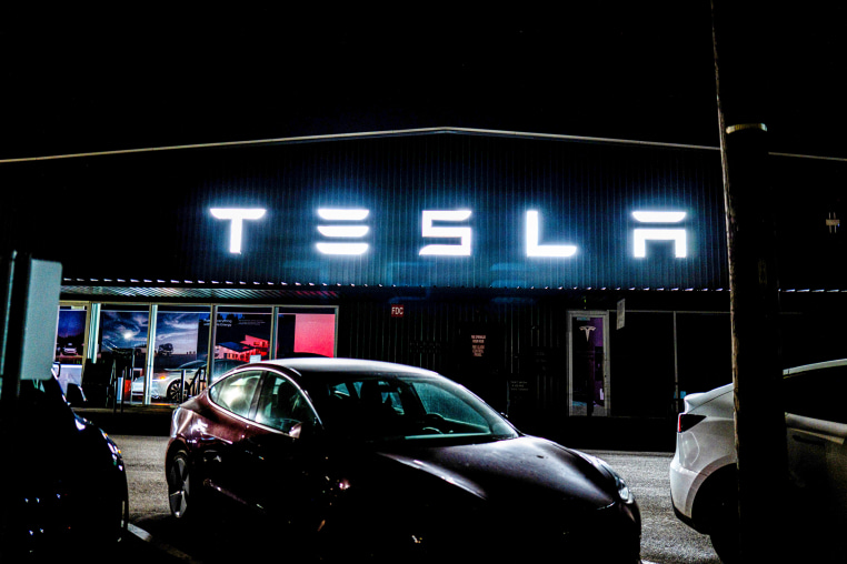 Tesla dealership.