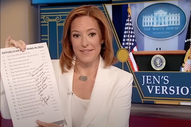 Jen Psaki offers her version of Monday's White House press briefing.