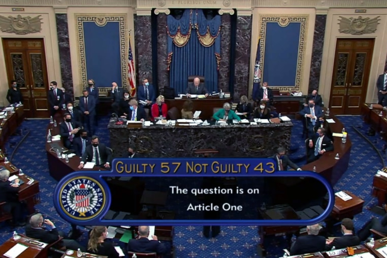 Second Impeachment Trial Of Donald J. Trump Continues In Senate