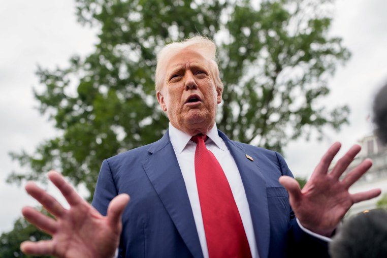 President Trump Departs White House For New Jersey