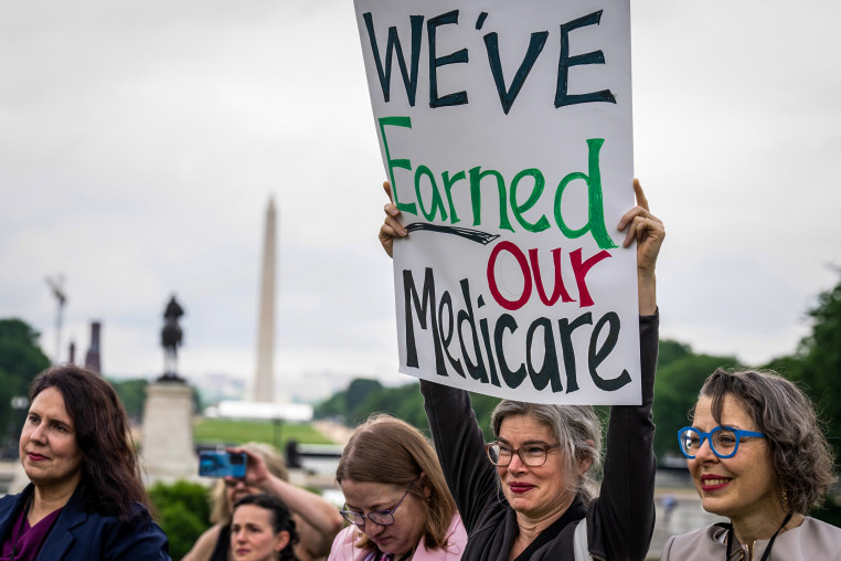 medicare protest sign