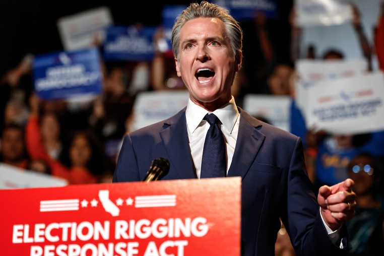 Image: California Governor Newsom Makes Announcement On Gerrymandering In Response To Trump's Efforts In Texas