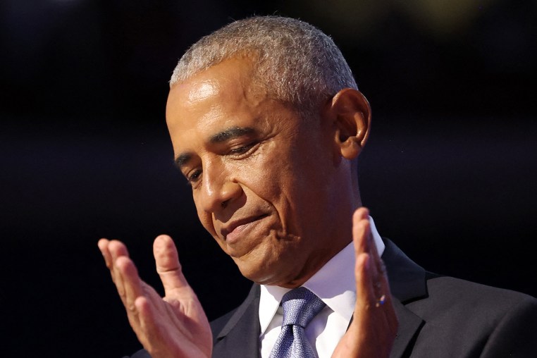 Barack Obama applauding