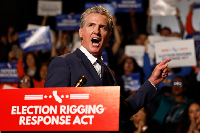 California Governor Newsom Makes Announcement On Gerrymandering In Response To Trump's Efforts In Texas