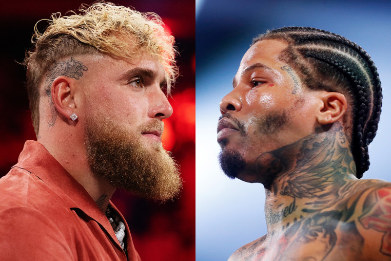 Side by of Jake Paul and Gervonta Davis.